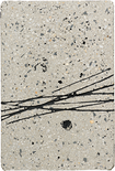 aus der Serie 'Zum Thema Höhen und Tiefen', 2025

Lack und Beton, 38,5 x 26 x 2,5 cm 
rückseitig signiert, datiert und betitelt 

Ausrufpreis: 1800,-